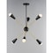 Maxim Lighting Lovell 6-Light Pendant 11266BKSBR - alternate 3